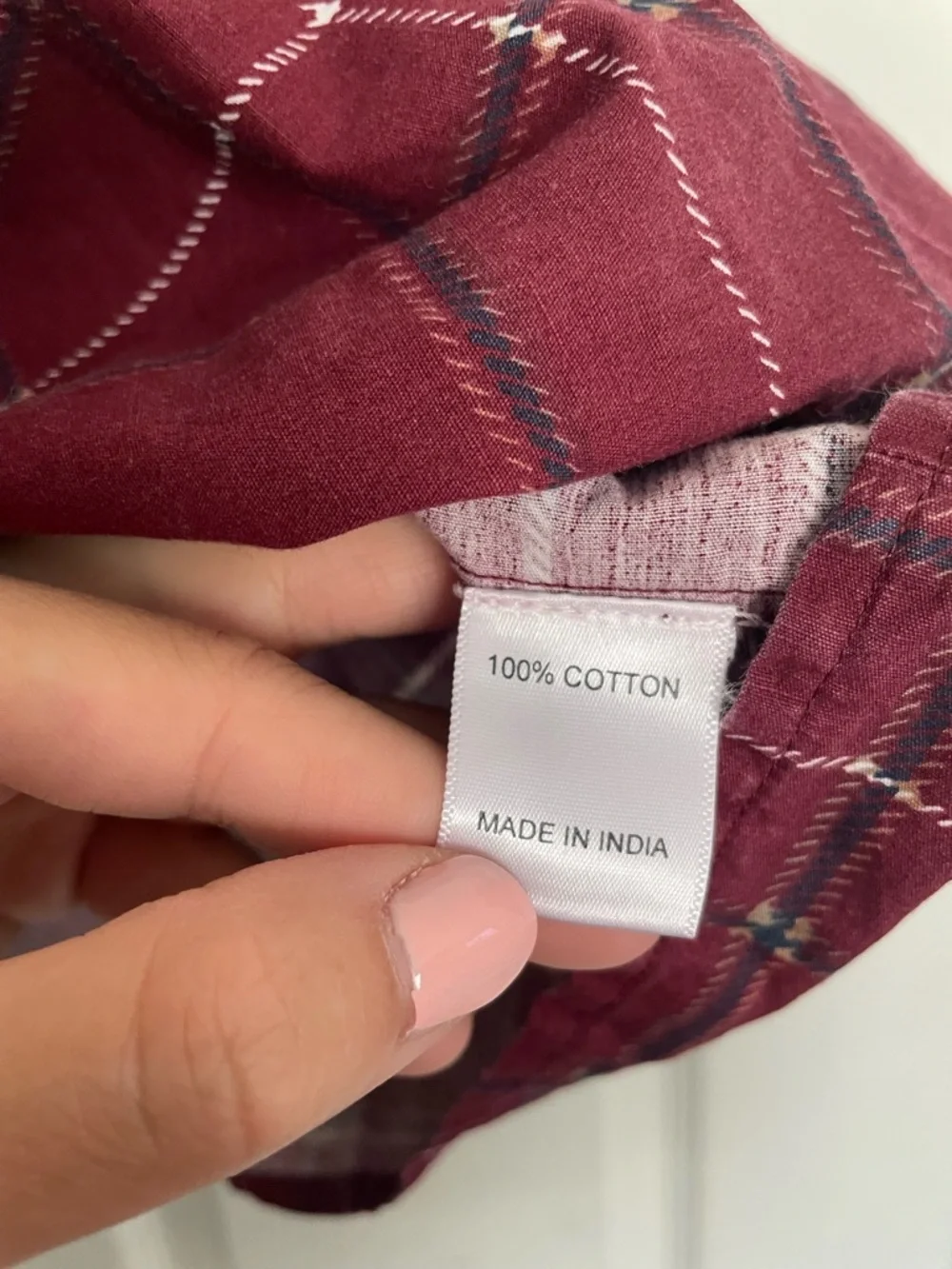 Ivy City Co 100% Cotton Girls Smocked Burgundy Plaid Dress with Ruffle Sleeves